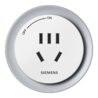  SIEMENS/西门子 多功能扩展 轨道插座 典雅白色五孔插座