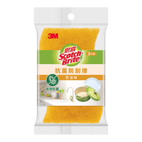 3M 防刮擦 洗碗布 抗菌金刚砂3片装