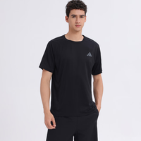 adidas 速干 男士T恤 黑色 XL