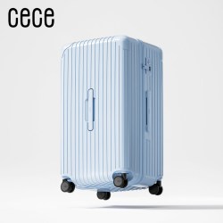 CECE 大容量深仓拉链行李箱轻便结实耐用旅行箱拉杆皮箱子