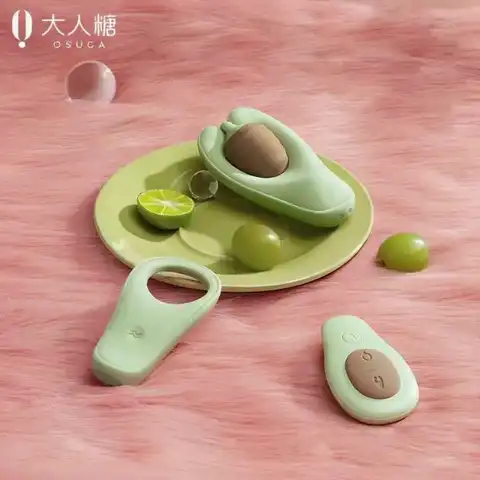 大人糖 牛油果套装（遥控穿戴跳蛋+电动降敏环）