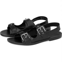 madewell The Maude 女士双扣后绊带凉鞋
