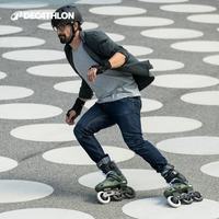  DECATHLON/迪卡侬 轻盈透气 轮滑头盔 黑色 52-55 厘米