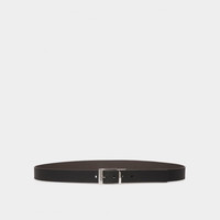 BALLY 牛皮革男士可调节腰带6308118 黑色/乌木色 6308118 110cm
