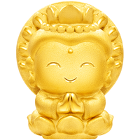 十二生肖国潮小神仙本命佛菩萨足金黄金转运珠多款