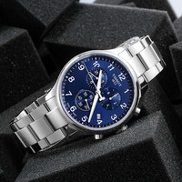TISSOT 速驰系列 钢带石英男士运动表 520好礼 高级感藏得刚刚好