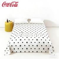  Coca-Cola/可口可乐 防脏 床单 小波点黑 160cm*230cm
