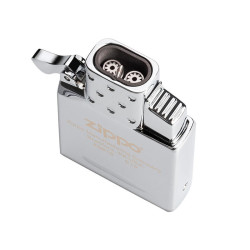 ZIPPO 双火焰丁烷内胆 防风打火机 可充气
