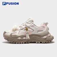 FILA 硬糖系列 厚底流苏花边 老爹鞋