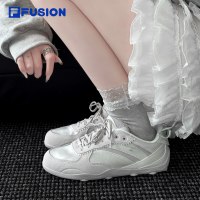 FILA 女士运动鞋FILA薄巧鞋丨FLORA蝴蝶结 FILA FUSION 斐乐女鞋芭蕾鞋新款德训鞋