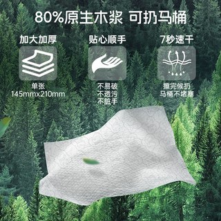 妇炎洁 杀菌养护湿厕纸 40抽