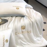  无印良品 可机洗 夏被三件套 白拼兰