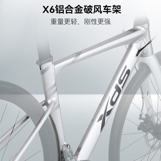  XDS/喜德盛 破风车架 公路车 桶轴轮组 2*8速变速