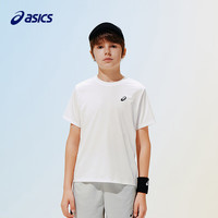 ASICS亚瑟士 吸湿速干凉感 白色短T+黑色短裤 175 儿童套装
