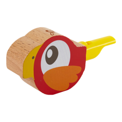 Hape E0474 红色小鸟口哨 益智玩具