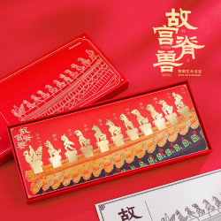 1 工厂故宫纪念品金属脊兽书签生日礼物套装送学生毕业礼物书签定制 故宫脊首11枚装（长款书签 礼盒装