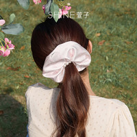 SHINE 海棠系列优雅花朵印花皮筋发圈氛围感