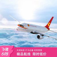 天津航空经济舱出境单人单程不含税机票卡