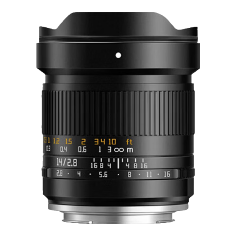 铭匠光学 14mmF2.8 超广角手动定焦镜头 L卡口