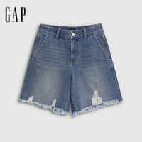 Gap/盖璞 复古水洗 女士牛仔短裤