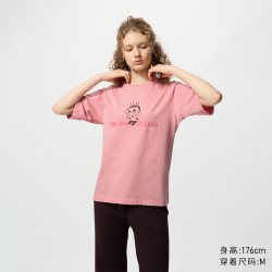 Uniqlo 优衣库 泡泡玛特印花短袖T恤 UQ481097