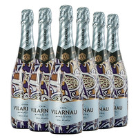 维布兰诺 西班牙原瓶进口红酒 气泡葡萄酒 CAVA卡瓦起泡酒750ml 珍藏半干型整箱装