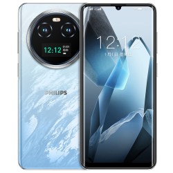 飞利浦 S7501 4G全网通 冰川蓝 128GB 手机