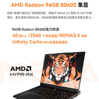 玄派 METAMECH16 锐龙AI Max+395 128GB+2TB 16英寸2.5K 180Hz游戏本