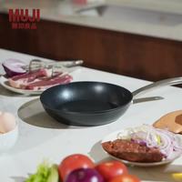無印良品 MUJI 铝合金不粘平底煎锅 直径24cm