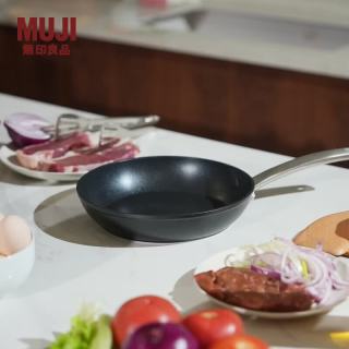 無印良品 MUJI 铝合金不粘平底煎锅 直径24cm