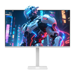 SANC 26.5英寸三星量子点QD-OLED &第四代面板4K &240Hz电竞显示器 原生10bit DP2.1 OM85星尘白