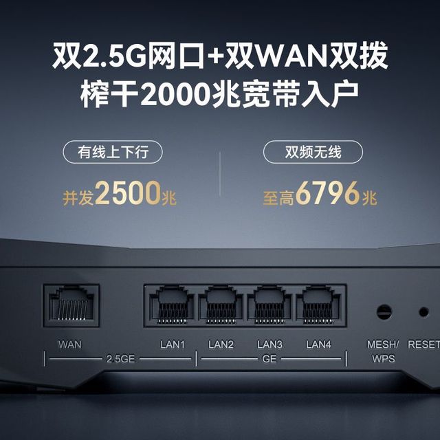 中兴 路由器 问天BE6800Pro+