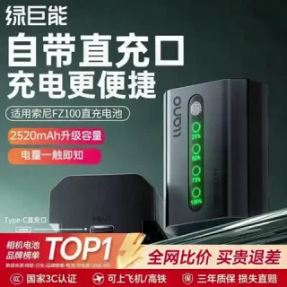 绿巨能 极光系列 Type-C 直充数显电池 2520mAh