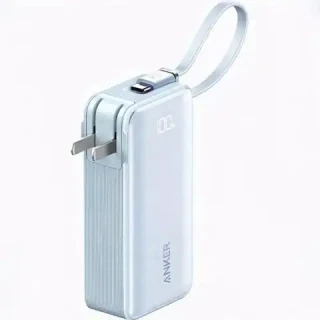 Anker 30W快充 充电宝  晨雾蓝 10000mAh