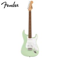 Fender 吉他音速sonic ST型单单双月桂木指板白色护板电吉他 冲浪绿