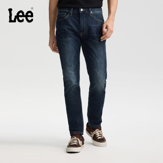 Lee 26春夏新品五袋款731舒适锥形牛仔裤深蓝色