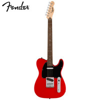 Fender 吉他音速sonic TELE型单单月桂木指板黑色护板电吉他 都灵红