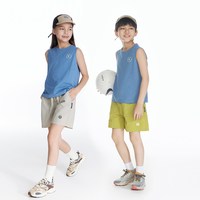 onmygame 儿童短裤夏季女童轻薄运动短裤透气男童户外休闲五分裤