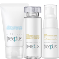 芙丽芳丝（Freeplus）洗面奶水乳套装洁面60g+爽肤水（清爽型）80ml+乳液（清爽型）50ml