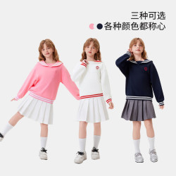 navigare 意大利小帆船 女童翻领卫衣