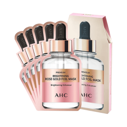 AHC 玫瑰金焕采面膜 5片