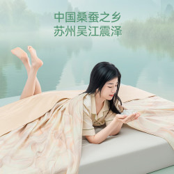 京东京造 100%桑蚕丝贡缎夏凉被 200x230cm
