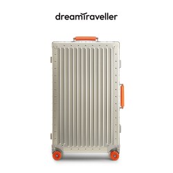 梦旅者 全铝镁合金行李箱 万向轮大容量 20寸