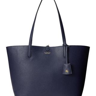 RALPH LAUREN 拉夫劳伦 人造革鹅卵石纹 大号 女士手提包