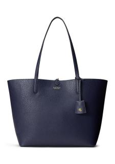 RALPH LAUREN 拉夫劳伦 人造革鹅卵石纹 大号 女士手提包