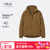 Rab Borealis男士户外夹克防风保暖徒步登山软壳衣 QWS-76 石墨灰GRH S