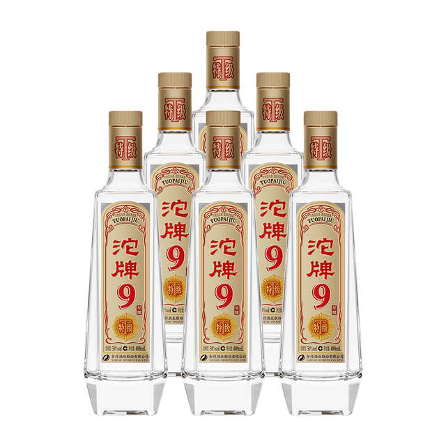 88VIP：舍得 沱牌9星耀T68升级50度特级白酒纯粮酒480ml*6新品
