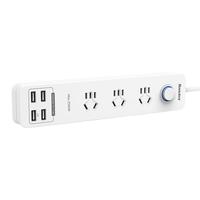 Huntkey 航嘉 SST307 新国标智能USB插座 3位+4孔USB 1.8米