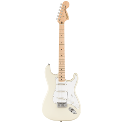 Fender SQ Affinity ST型电吉他 奥林匹克白 单单单 带摇把