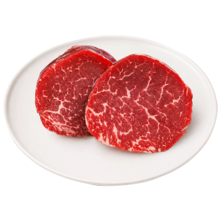 麦鲜生 澳洲安格斯M3菲力原切牛排 1kg 牛肉
